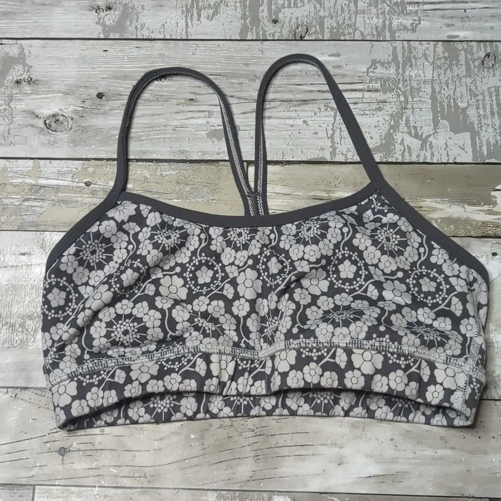 Lululemon Flow Y Bra IVTwiggy Printed Nimbus / Soot Light - Picture 2 of 5